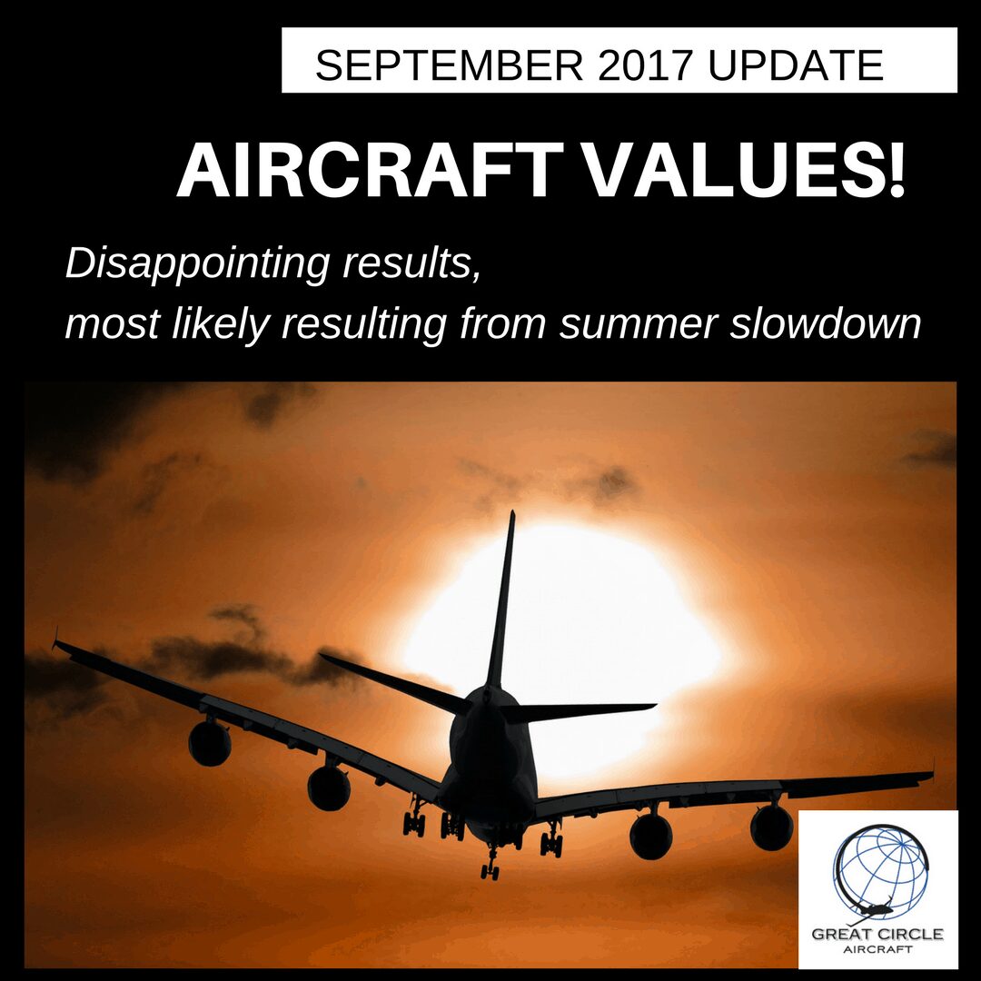 September Aircraft Values