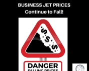 Business Jet Prices Continue to Fall